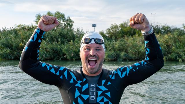 Extremsport: Dresdner durchschwimmt Donau von Quelle bis Mündung