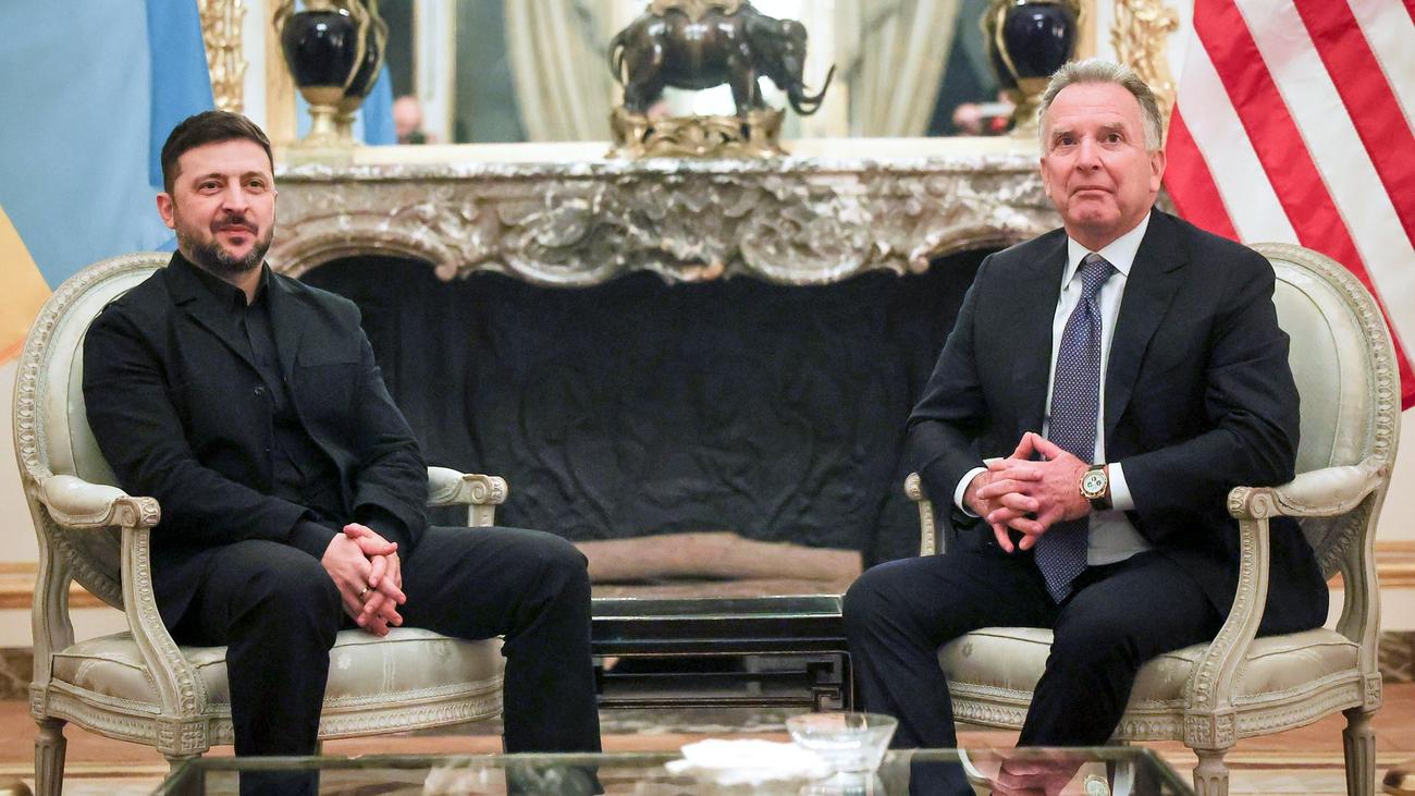 Ukraine-Krieg: Selenskyj: US-Vermittler kommen am Sonntag nach Kiew