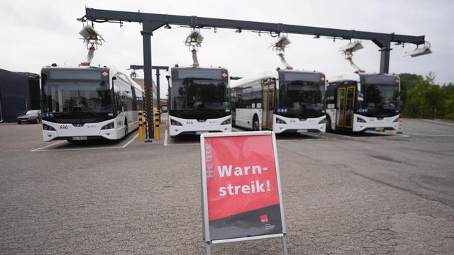 Tarifverhandlungen: Warnstreik im öffentlichen Nahverkehr im Norden geht weiter