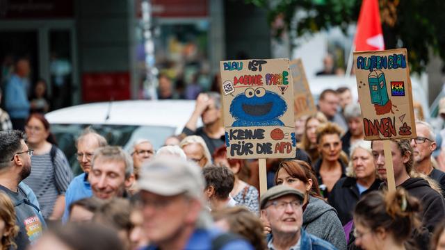 Gegenwind für die AfD: «Kein Schritt zurück»: Rund 20.000 bei Demo gegen AfD in NRW