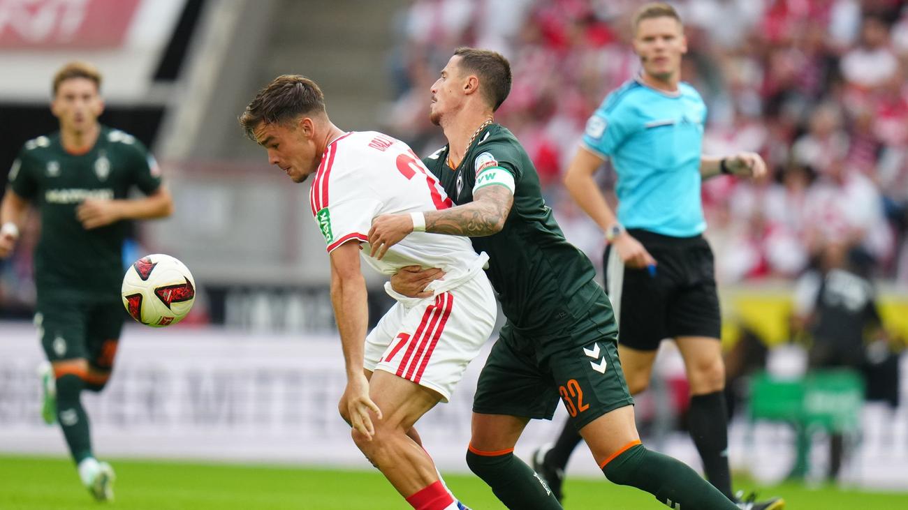Fußball-Bundesliga: Köln verspielt Führung und spielt 1:1 gegen Bremen