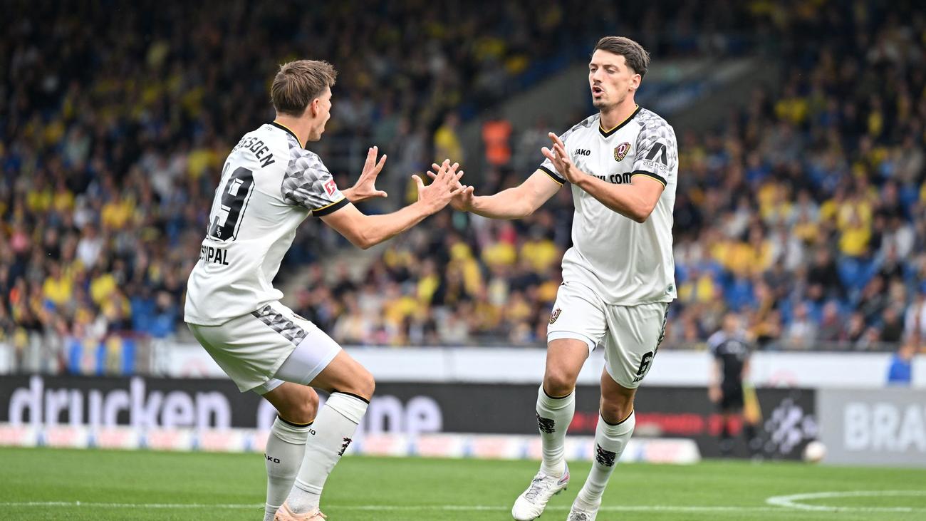 2. Bundesliga: Punktgewinn der Moral: Dynamo holt ein 2:2 in Braunschweig