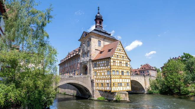 Historische Stätten: Auch das Bamberger Rathaus wird am Denkmaltag geöffnet. (Archivbild)