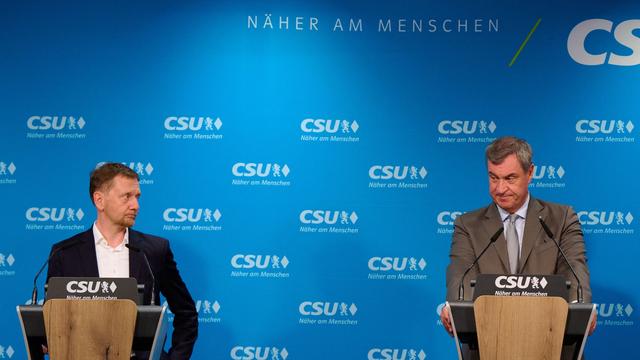 Klausur des CSU-Vorstands: Söder und Kretschmer warnen vor Scheitern der Regierung