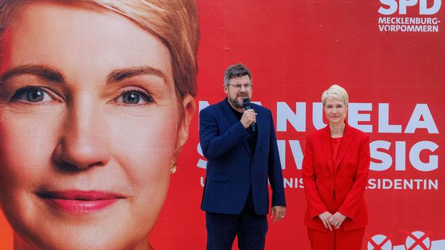 Vor der Landtagswahl in MV: SPD wehrt sich gegen Kritik an Schwesigs Wahlkampf