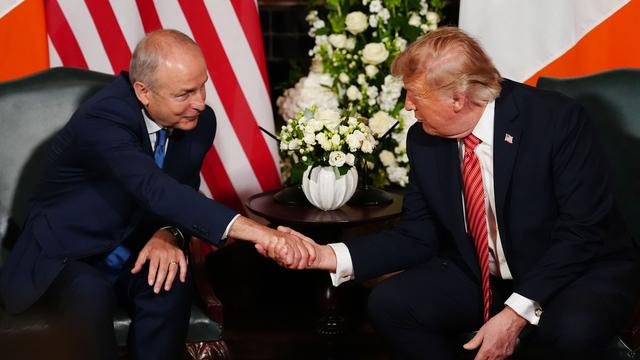 Gespräche in Dublin: Wiedervereinigung und Golf: Trumps kontroverse Irland-Reise