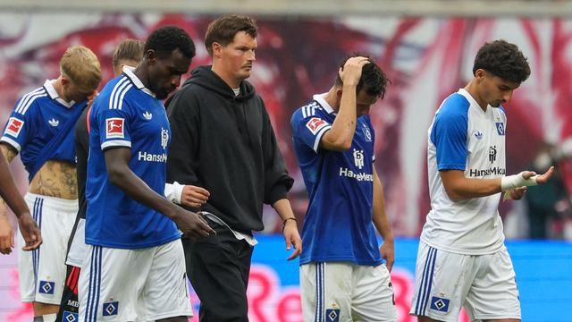 Fußball-Bundesliga: «Nicht schönreden»: HSV taumelt nach zweitem 0:5