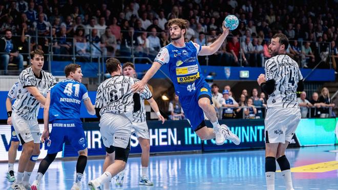 Handball DHB-Pokal: Stephan Seitz und die Bundesliga-Handballer des ThSV Eisenach scheiterten im DHB-Pokal am Zweitligisten Emsdetten. (Archivbild)