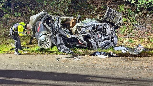 Bild: Verkehr: Tödlicher Crash: Mann und Frau sterben an Unfallstelle
