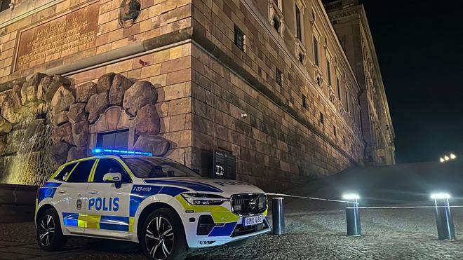 Einsatz am Abend: Am Königsschloss in Stockholm war die Polizei im Einsatz. (Archivbild)