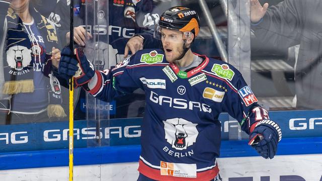 Deutsche Eishockey Liga: Eisbären Berlin gewinnen gegen Augsburg
