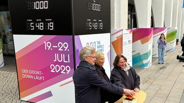 Nicht-olympische Spiele 2029: Noch 1.000 Tage: Karlsruhe startet Countdown für World Games