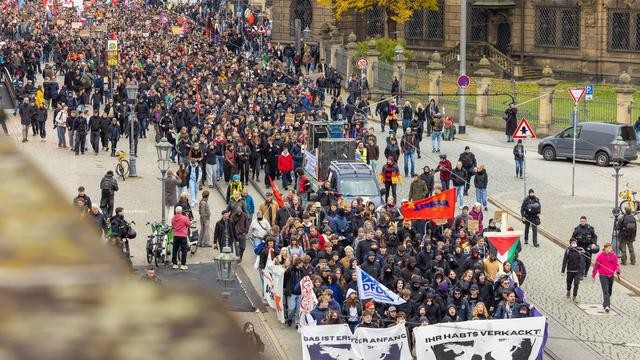 Demonstrationen: «Gen Z»-Demo in Dresden erhält viel Zulauf