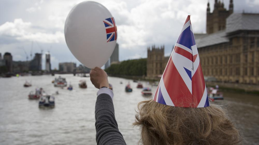Demokratie in Europa: Eine Britin demonstriert in London für den Brexit.