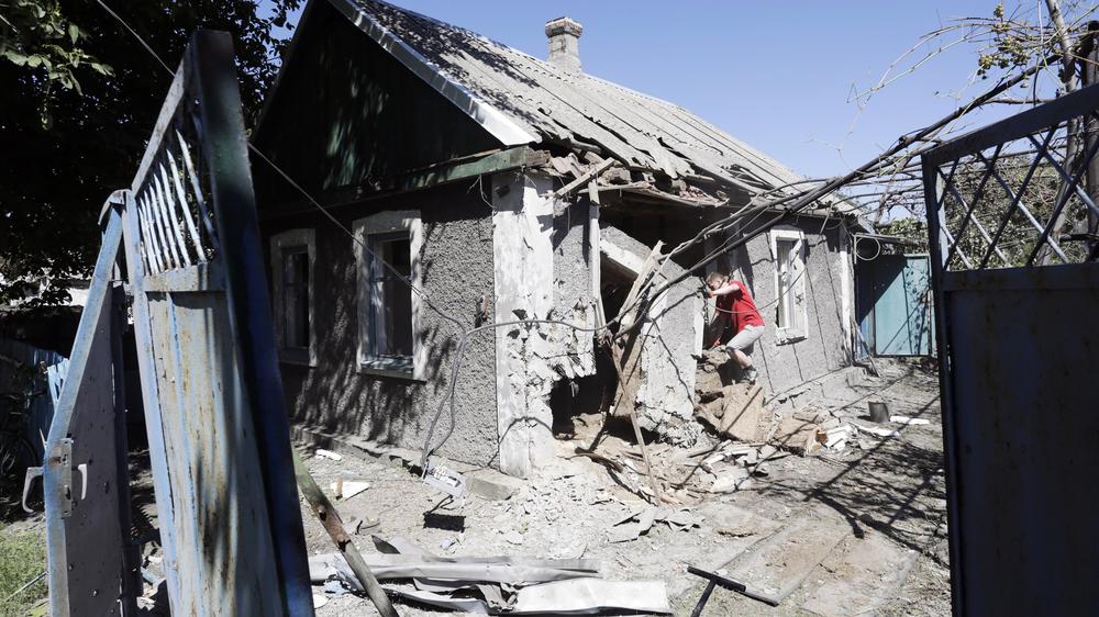 Osteuropa: In Awdijiwka, einer umkämpften Stadt in der Ostukraine (August 2015)