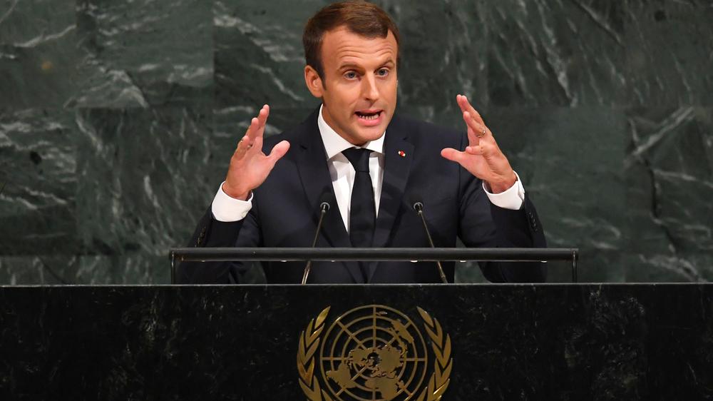 UN-Generaldebatte: Frankreichs Präsident Emmanuel Macron