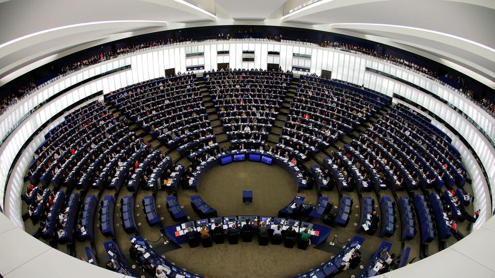 Klimanotstand: Blick ins Europaparlament in Straßburg: Abstimmung über den Klimanotstand