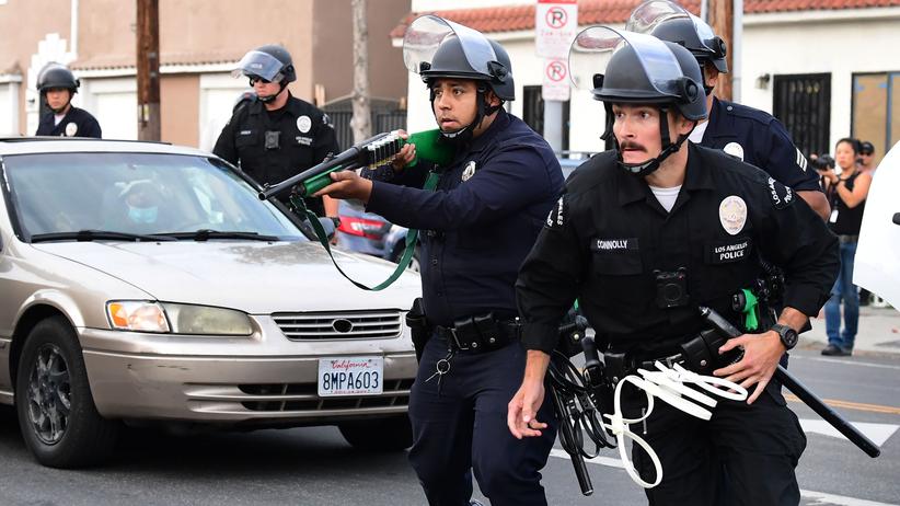 George Floyd: Polizei in Los Angeles verbietet Würgegriff vorerst
