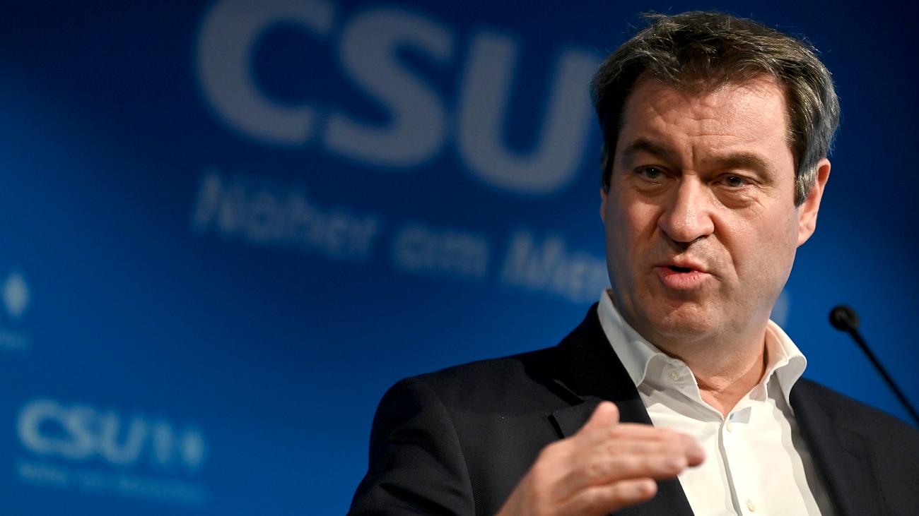 Livestream: Markus Söder äußert sich zur Kanzlerfrage ...