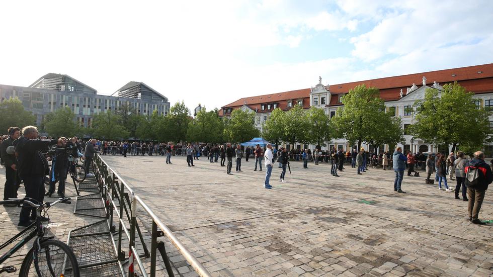Ostdeutschland: Eine Kundgebung der AfD-Fraktion in Sachsen-Anhalt