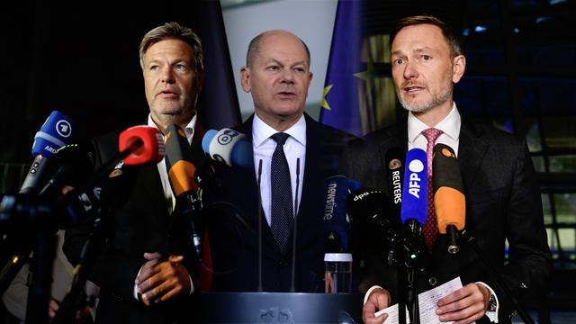 Regierungskrise: So begründen Scholz, Lindner und Habeck das Ampel-Aus