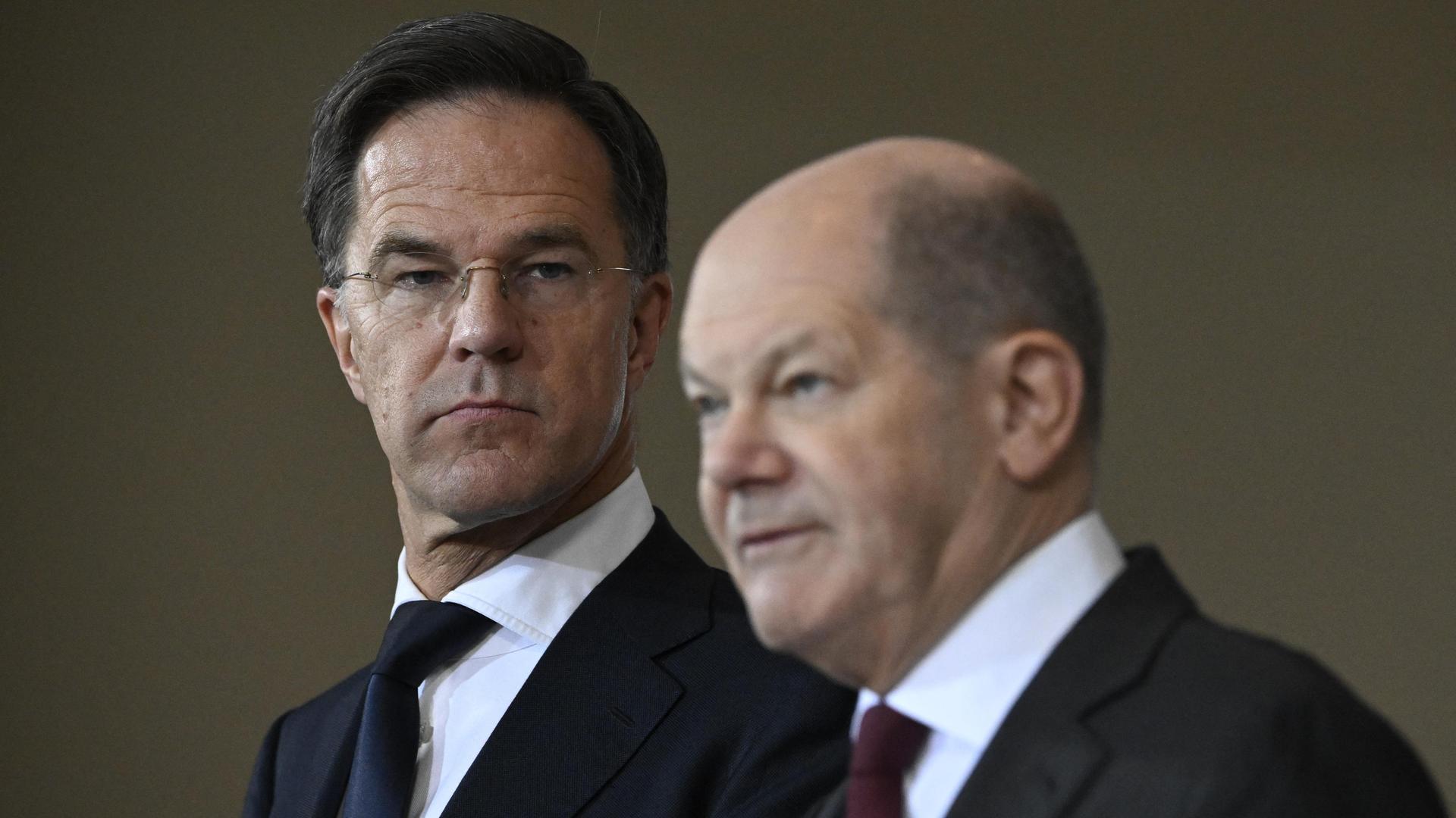 Nato-Generalsekretär: Mark Rutte trifft Olaf Scholz zum Antrittsbesuch in Berlin