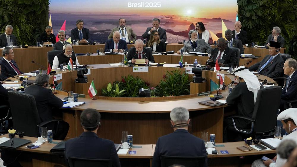  Die Brics-Staaten kommen jedes Jahr zu einem Gipfeltreffen zusammen.
