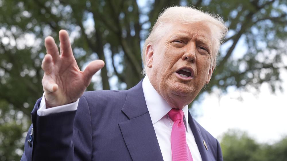  US-Präsident Donald Trump hatte seinen Ton gegenüber Russland zuletzt geändert, trotzdem will er nicht auf der Seite der Ukraine stehen.
