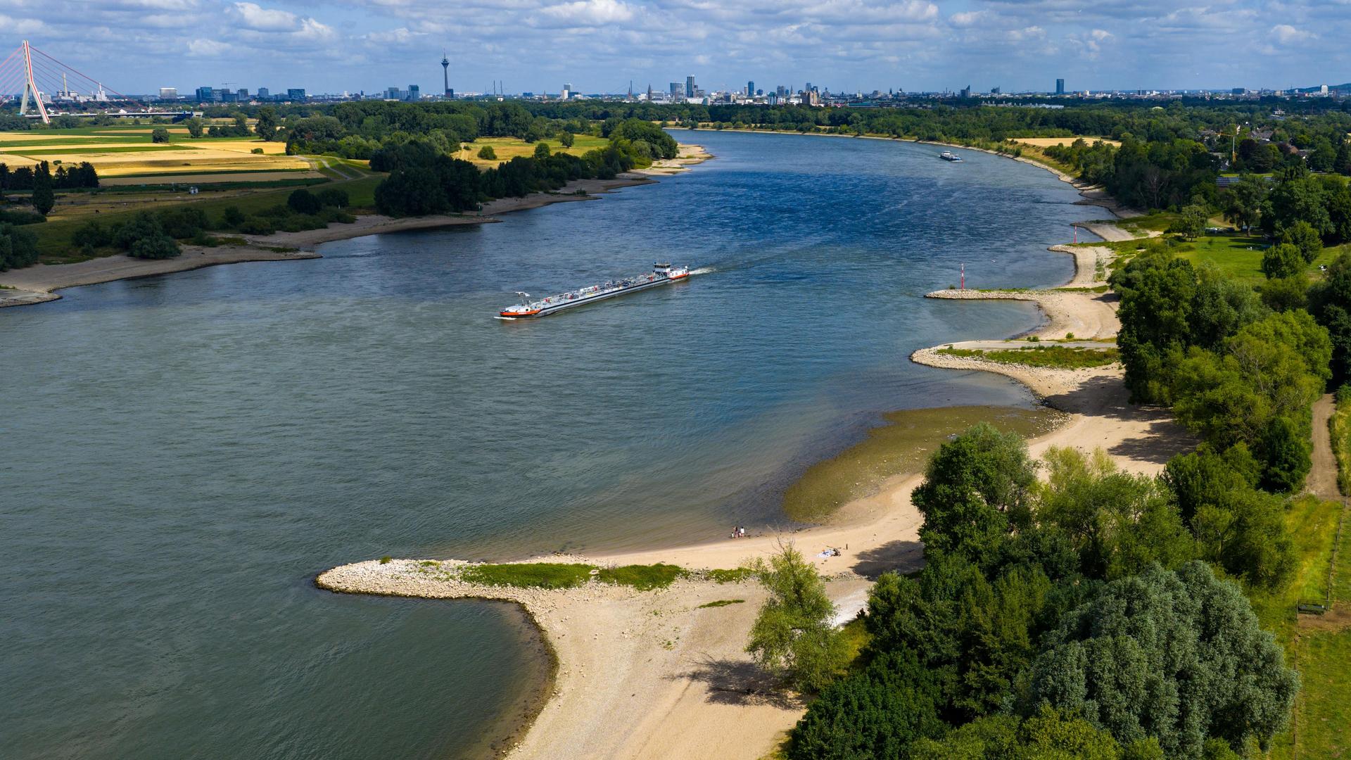 Klimakrise: Temperatur des Rheins könnte in 75 Jahren um 4,2 Grad gestiegen sein