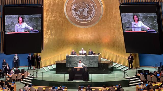 New York: Annalena Baerbock ist offiziell Präsidentin der UN-Vollversammlung