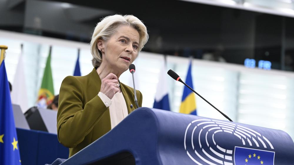  Die Präsidentin der Europäischen Kommission, Ursula von der Leyen, hat mehr Druck auf Russland angekündigt.