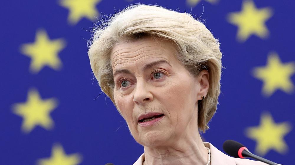 Europaparlament: Ursula von der Leyen hält Rede zur Lage der Europäischen  Union | DIE ZEIT