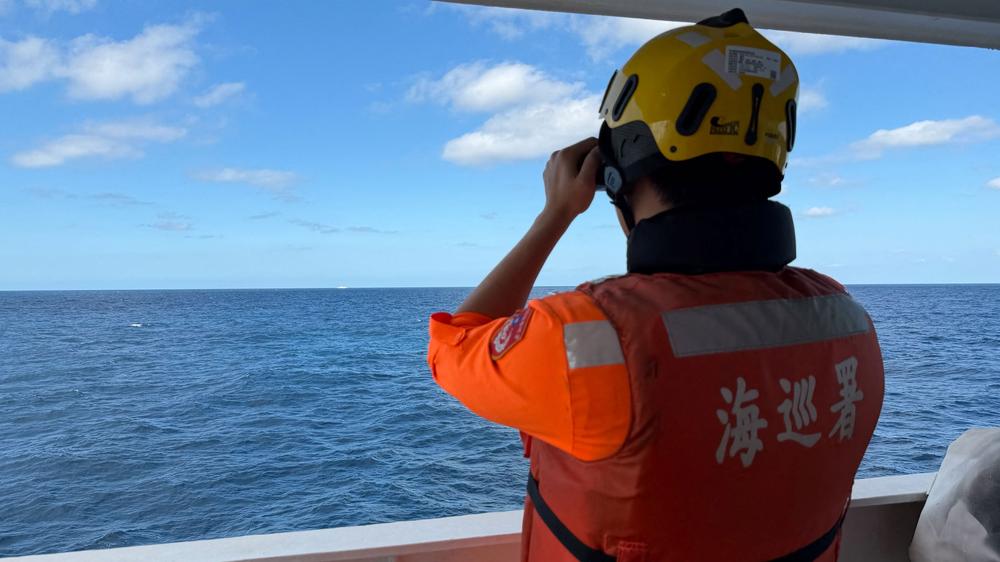  Bislang hat Taiwan 14 chinesische Militärschiffe vor seiner Küste entdeckt.