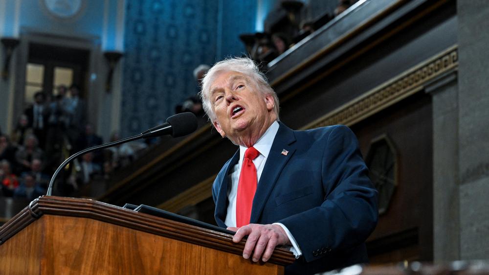  "Unser Land ist zurück. Größer, besser, reicher und stärker als je zuvor", sagte US-Präsident Donald Trump.