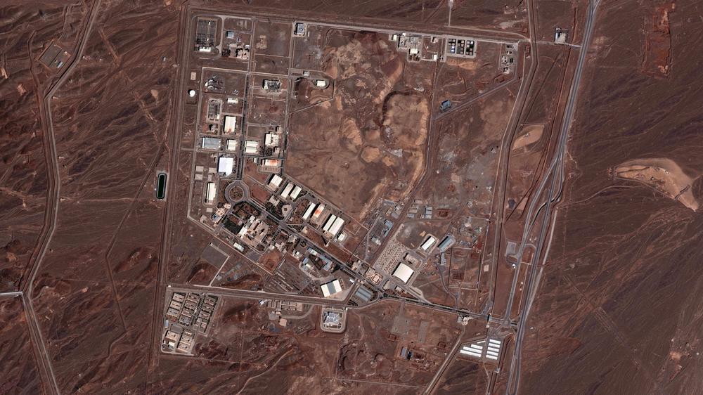  Ein am 2. März veröffentlichtes Satellitenbild zeigt die Urananreicherungsanlage Natans.