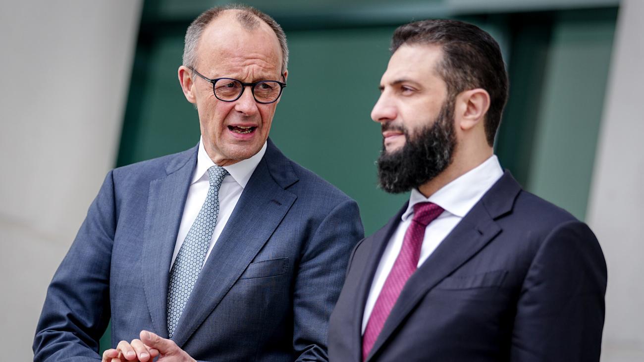 Ahmed al-Scharaa in Berlin: Live: Merz empfängt Syriens umstrittenen Machthaber