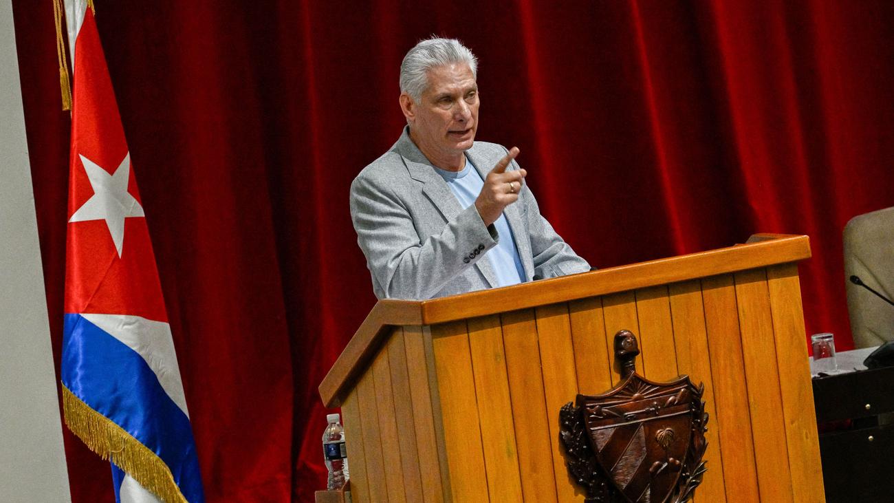Kuba und USA: Kubas Präsident warnt USA vor militärischer Eskalation