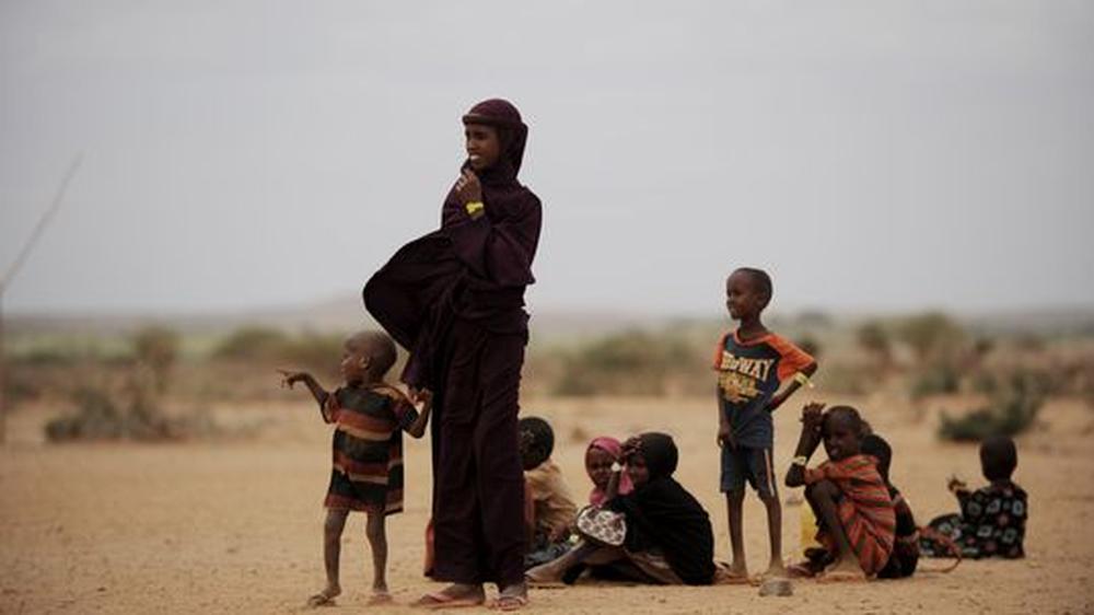 Hungersnot in Ostafrika: Flüchtlinge aus Somalia stehen an der äthiopischen Grenze.