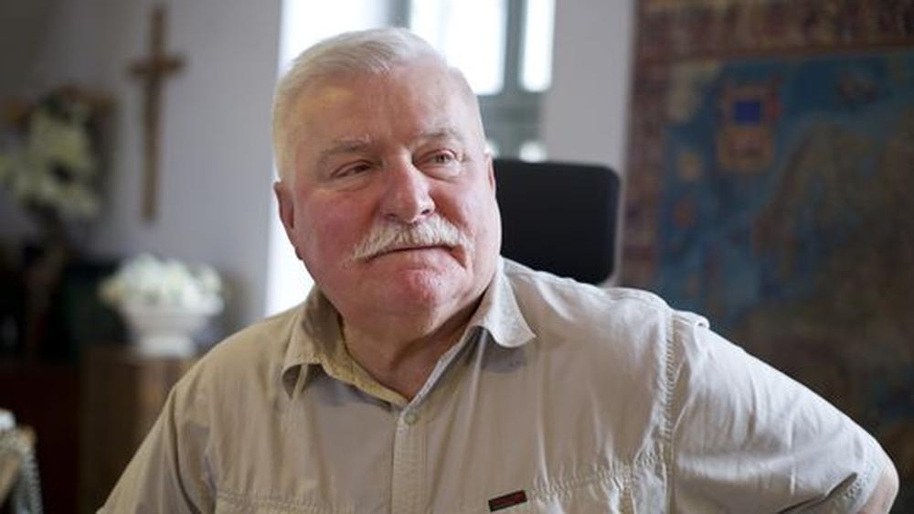 Lech Wałęsa: Lech Wałęsa in seinem Büro in Gdańsk (Archiv)