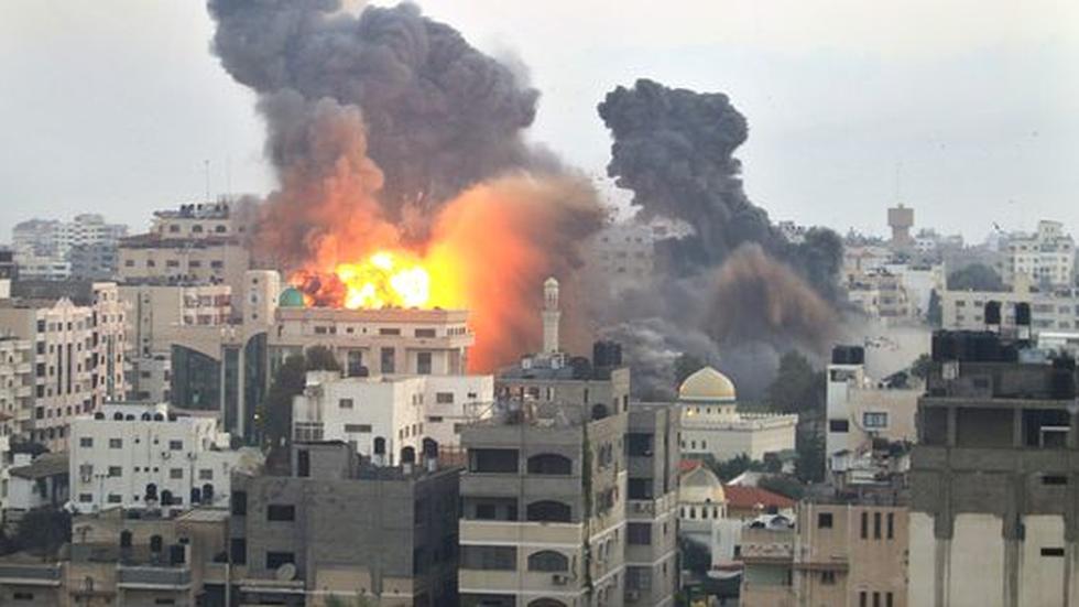 Kairo: Rauch über Gaza-Stadt