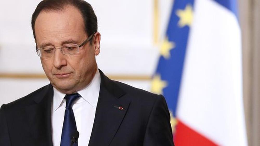 Frankreich: Angeschlagen: der französische Präsident Francois Hollande und seine sozialistische Regierung