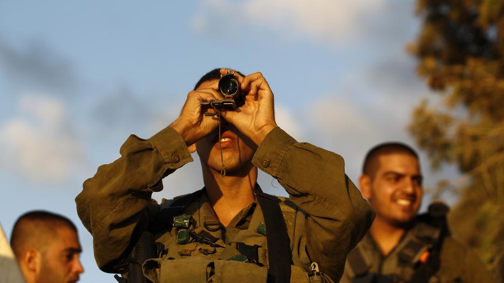 Benjamin Netanjahu: Israelische Soldaten in der Nähe des Gazastreifen