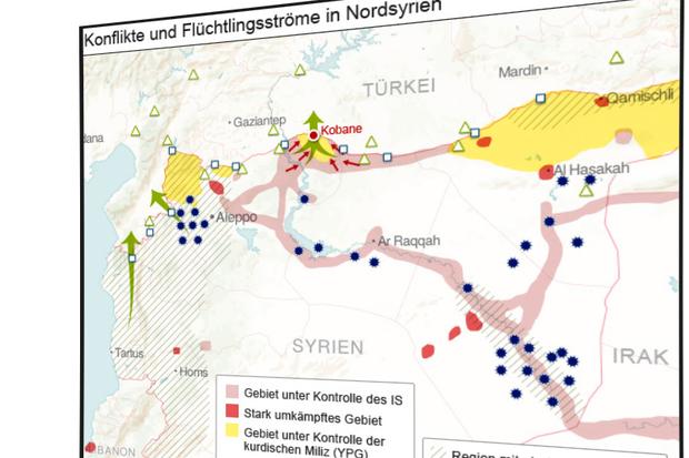 Syrien: Konflikte und Flüchtlingsströme in Nordsyrien