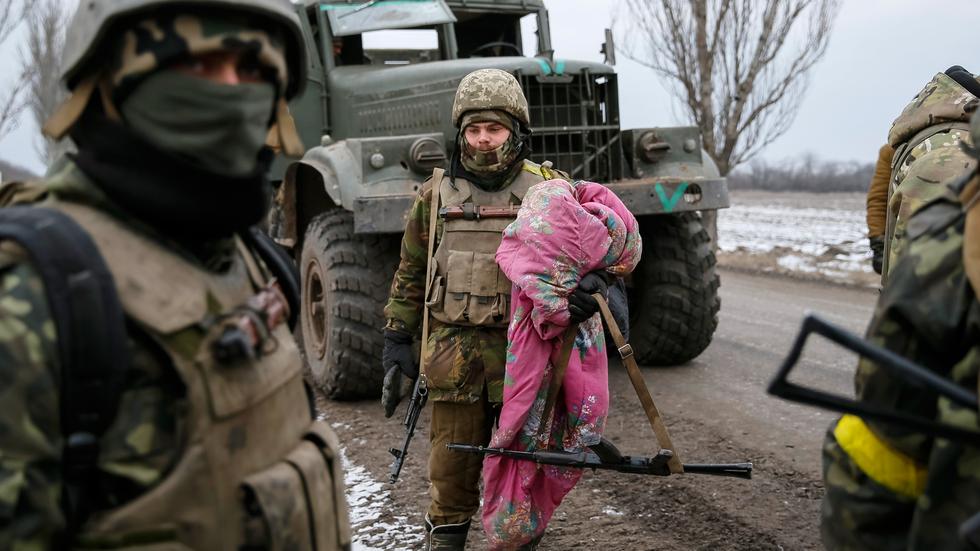 UkraineKrieg Nachschub aus Deutschland für die Front im Donbass