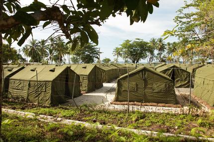 Das Lager für Flüchtlinge auf der zu Papua Neu Guinea gehörenden Insel Manus (Archivbild)
