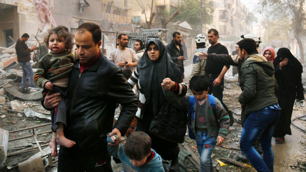 Syrien: Nach einem Luftangriff im syrischen Aleppo