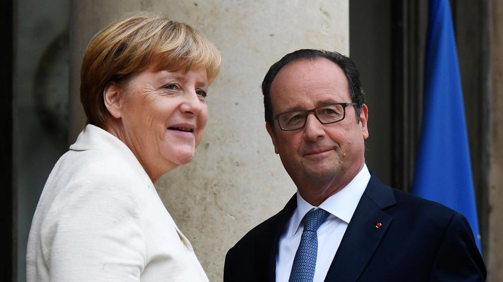 EU-Gipfel: Bundeskanzlerin Angela Merkel und Frankreichs Präsident François Hollande