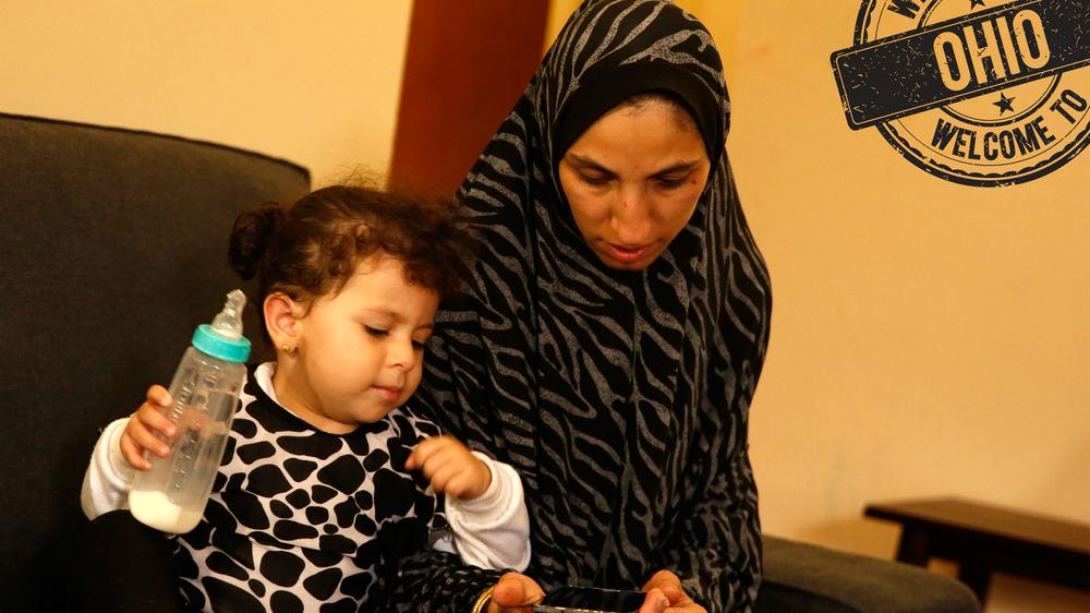 Flüchtlinge in den USA: Auch Dalal Dubab und ihre Tochter Nadaia sind aus Syrien geflohen und nach Toledo gekommen.