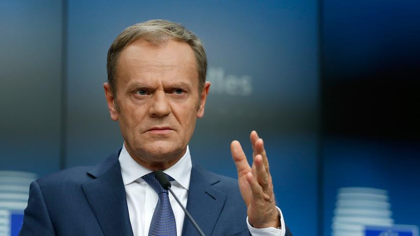 Donald Tusk EURatschef will Sammelstellen für gerettete Migranten