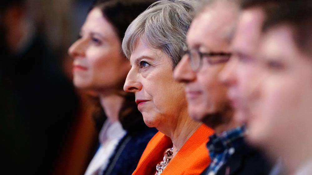  Großbritannien: Premierministerin Theresa May während des Parteitags der Tories